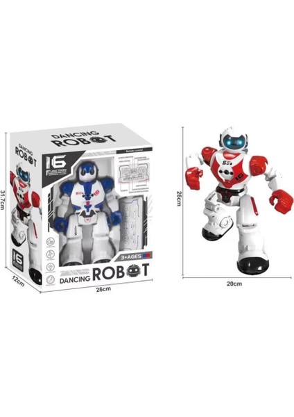 Bfs GGE-606-29 Kumandalı Işıklı Dansçı Interaktif Robot -Vardem Oyuncak