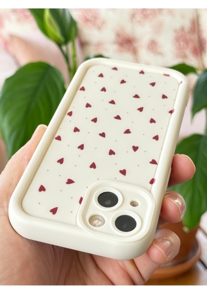 Apple iPhone 13 Kılıf Kamera Korumalı Silikon Renkli Kalp Tasarımlı Kamera Korumalı Silikon Kapak indirimleri