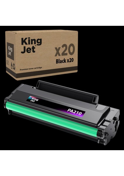 Pantum PA-210 Uyumlu Standart Kapasiteli (20'li Paket) Çipli Muadil Toner | P2200W Uyumlu Toner