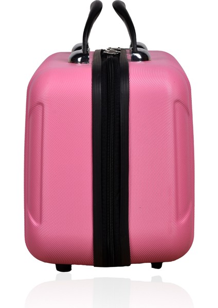 Şık Pembe Abs Makyaj Çantası El Valizi, Pratik ve Hafif Tasarım modelleri