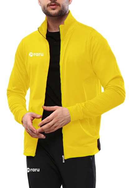 Tam Fermuarlı Eşofman Takımı Impello Sarı