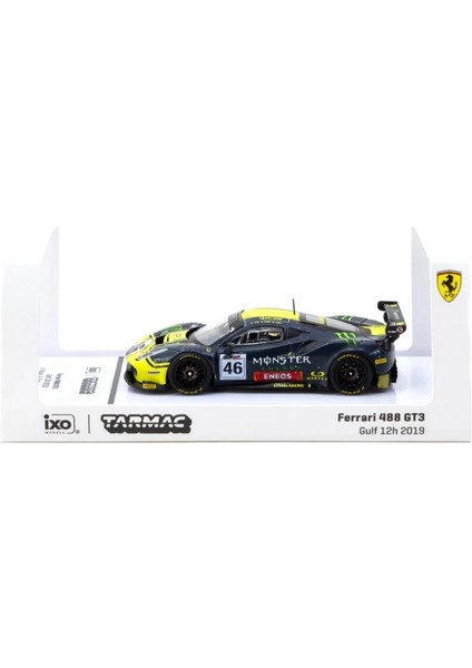 Bfs Tarmac Works x Ixo Models 1/64 Ferrari 488 Gt3 Gulf 12 Hours 2019 #46 fiyatları