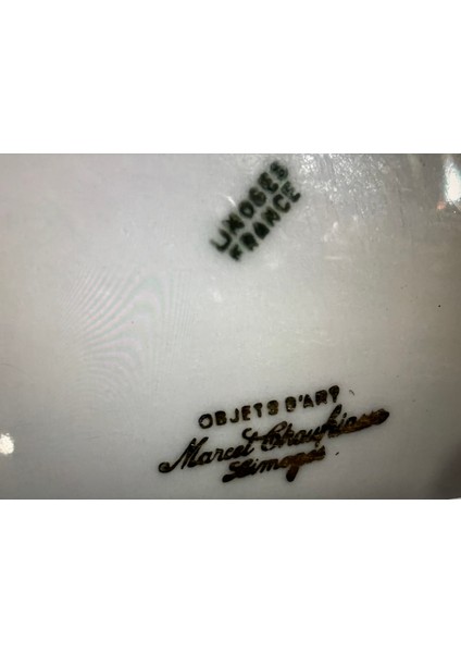 Limoges France 25 cm Çapında Porselen Dekor Tabağı -870651