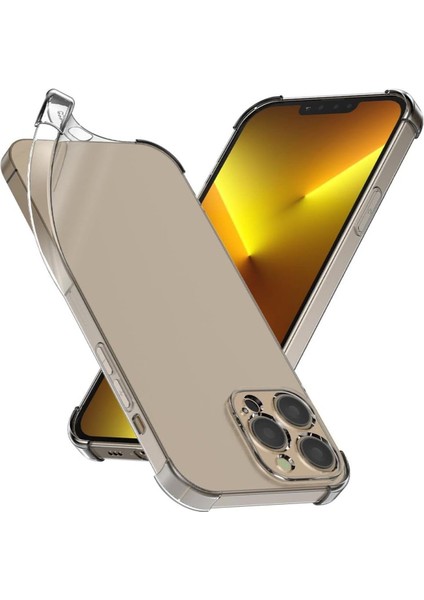 Apple iPhone 15 Pro Kılıf Antishock Darbe Emici Kamera Korumalı Yumuşak Esnek Şeffaf Silikon Kapak fiyatları