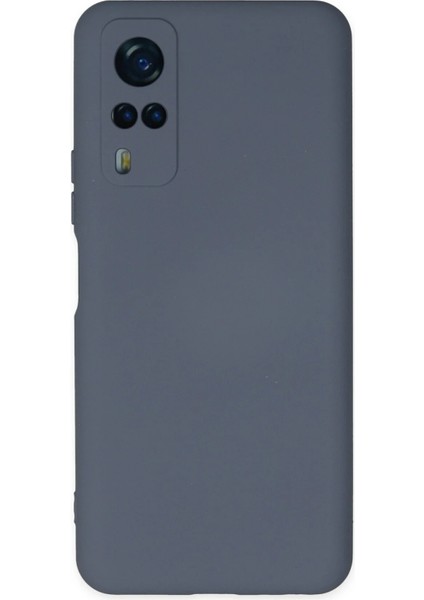 Bfs Vivo Y53S Kılıf Nano Içi Kadife Silikon - Gri