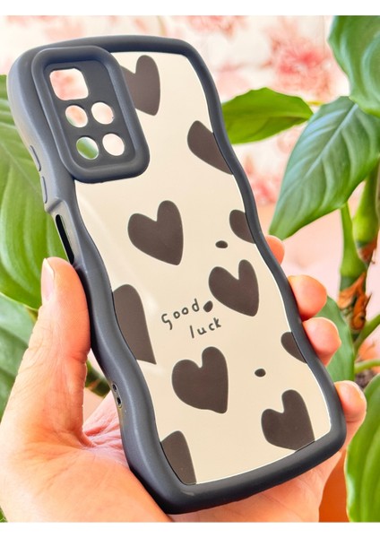 Xiaomi Redmi 10 2022 Uyumlu Kılıf Aynalı Kalp Desenli Yumuşak Kenarlı Kamera Korumalı Silikon Kapak indirimleri