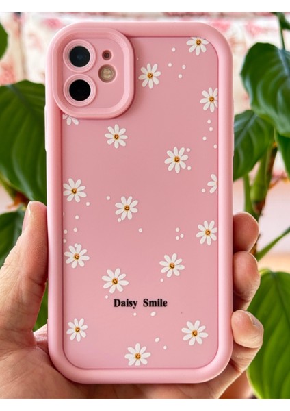 Apple iPhone 11 Kılıf Yumuşak Dokulu Papatya Desenli Yumuşak Kamera Korumalı Silikon Kapak modelleri