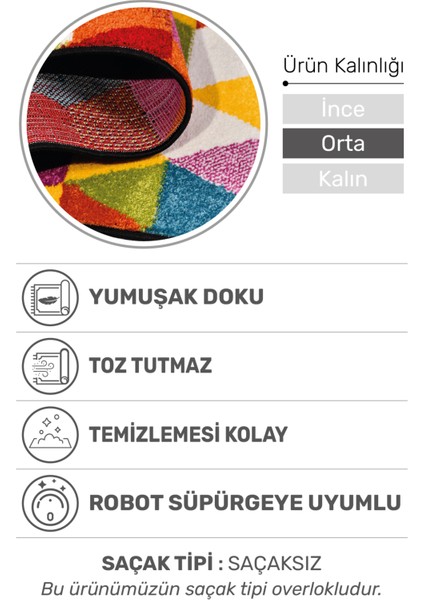 Colora Halı Koleksiyonu | Yumuşak Renkli Kare Halı, Tozumaz, Modern Tasarım ve Kolay Temizlik fiyatları
