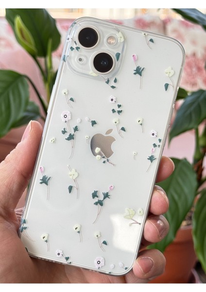 Apple iPhone 14/13 Uyumlu Kılıf Tasarımlı Desenli Kamera Korumalı Şeffaf Çiçek Esnek Yumuşak Silikon Kapak modelleri