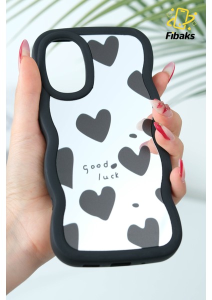 Samsung Galaxy S20 Fe Kılıf Aynalı Kalp Desenli Yumuşak Kenarlı Kamera Korumalı Silikon Kapak