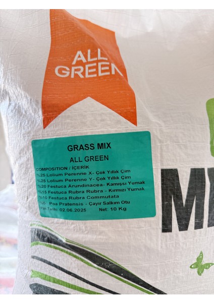 Ithal 1. Sınıf Gerçek 6'lı Karışım Çok Yıllık Çim Tohumu 10 kg fiyatları