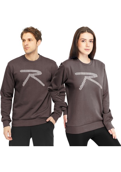 Unisex Sweatshirt Saturo Kahverengi