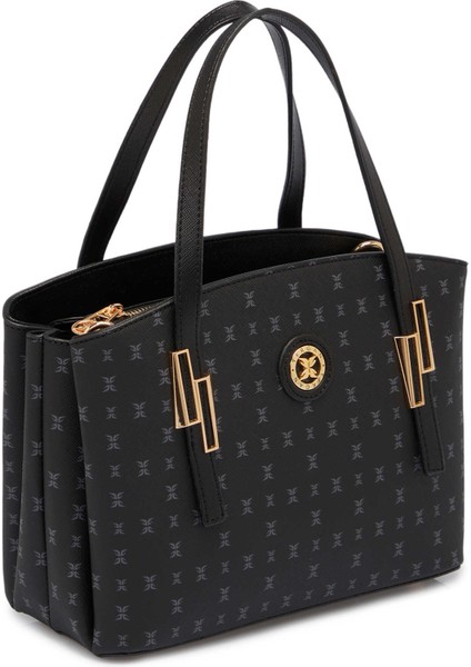 Siyah Print Kadın Omuz Çantası - S1WPR0000805-T0E fiyatları