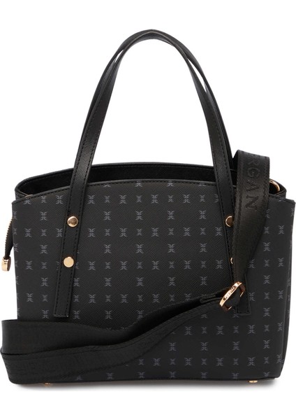 Siyah Print Kadın Omuz Çantası - S1WPR0000805-T0E modelleri