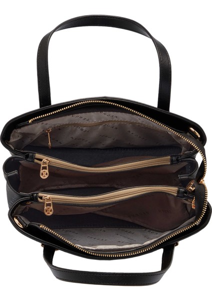 Siyah Print Kadın Omuz Çantası - S1WPR0000805-T0E fırsatları