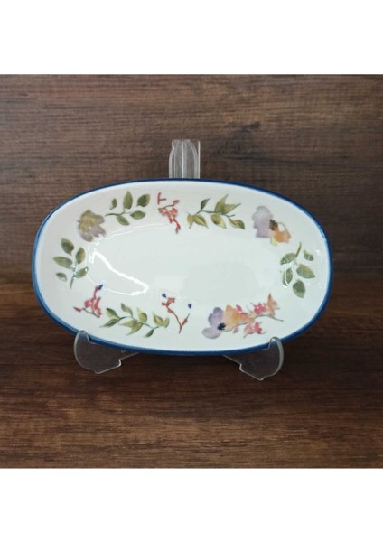 Spring Oval Kayık Tabak 15*8,5 cm