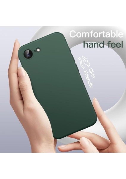 Apple iPhone 16E Kılıf Kadife Lansman Soft Yumuşak Liquid Silikon Kamera Korumalı Kapak modelleri