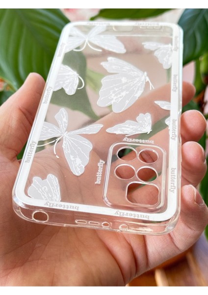 Xiaomi Redmi 10 2022 Kılıf Tasarımlı Desenli Kamera Korumalı Şeffaf Kelebek Esnek Yumuşak Silikon Kapak modelleri