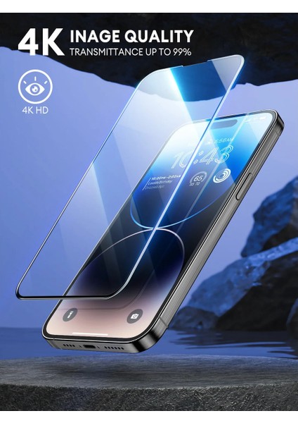 iPhone 17 Pro Max Uyumlu Antistatic Tam Kapatan Tamperli Cam Ekran Koruyucu Kırılmaz Cam fırsatları