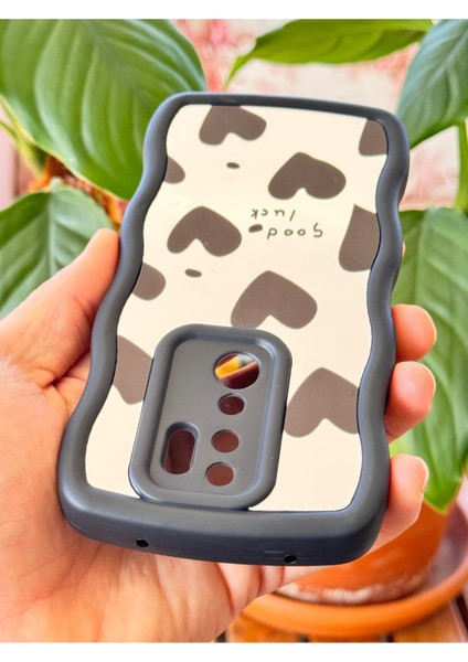 Xiaomi Redmi Note 8 Pro Uyumlu Kılıf Aynalı Kalp Desenli Kenarlı Kamera Korumalı Silikon Kapak indirimleri