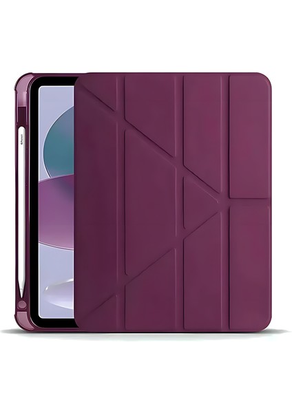 Apple Ipad 11 A16 2025 10. Nesil 10.9 Kılıf Katlanır Kalem Bölmeli Tri Folding Standlı Uyku Modlu Kapak fiyatları