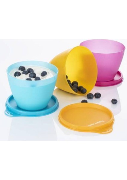 Çok Renkli Buzdolabı Kapları 6'lı, 400 Ml, Dayanıklı ve Şık Tasarım fiyatları