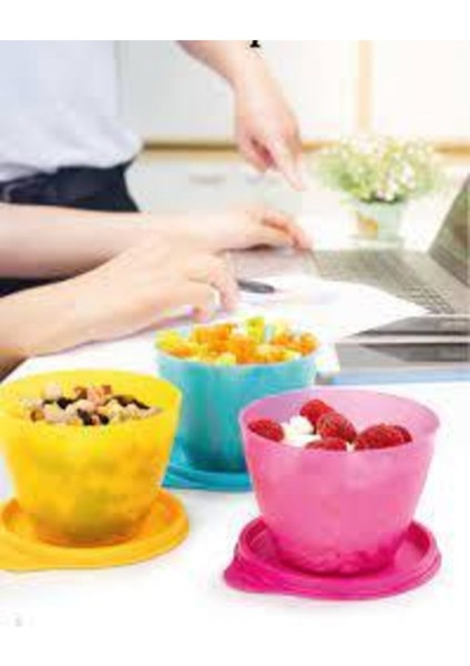 Çok Renkli Buzdolabı Kapları 6'lı, 400 Ml, Dayanıklı ve Şık Tasarım modelleri