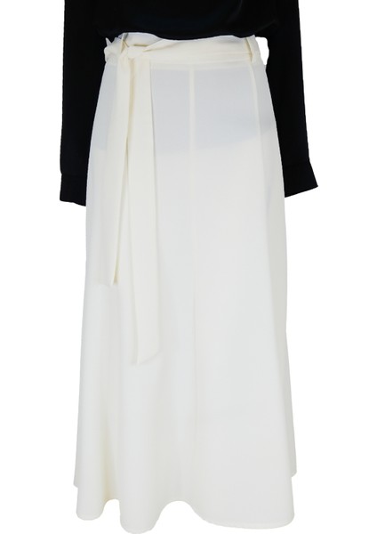 5426 Sentez Etek Sekiz Parça Krep Etek