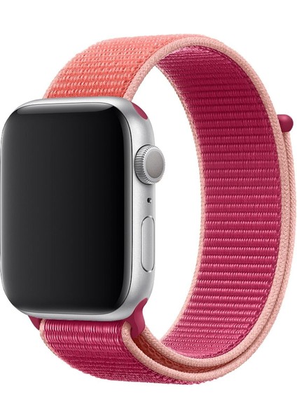 Apple Apple Watch 10/11/9/8/7/6/5/4/3/SE/ULTRA/HK/PRO/MAX 49MM 46MM 45MM 44MM 42MM Kordon Kayış Bileklik Naylon Örgü Hasır Cırt Cırtlı Kaliteli Silikon indirimleri