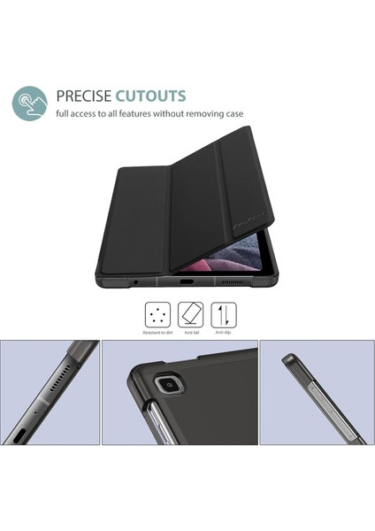 Samsung Galaxy Tab A7 Lite 8.7 T220/T225 Güçlü Manyetik Smart Kapak Devrilmez Standlı Uyku Modlu Tablet Kılıfı modelleri