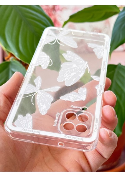 Samsung Galaxy A12/M12 Kılıf Şeffaf Kelebek Tasarımlı Desenli Kamera Korumalı Yumuşak Silikon Kapak fırsatları