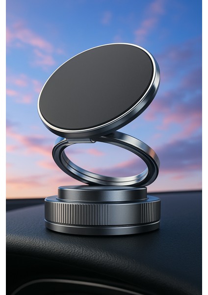 T28 360 Dönebilen Araç Içi Telefon Tutucu Vakumlu Magsafe Manyetik Mıknatıslı Destekli Masa Üstü Duvar Halka Telefon Standı fiyatları