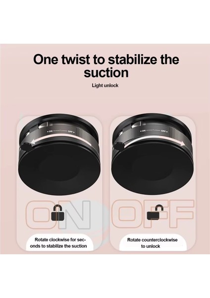 T28 360 Dönebilen Araç Içi Telefon Tutucu Vakumlu Magsafe Manyetik Mıknatıslı Destekli Masa Üstü Duvar Halka Telefon Standı