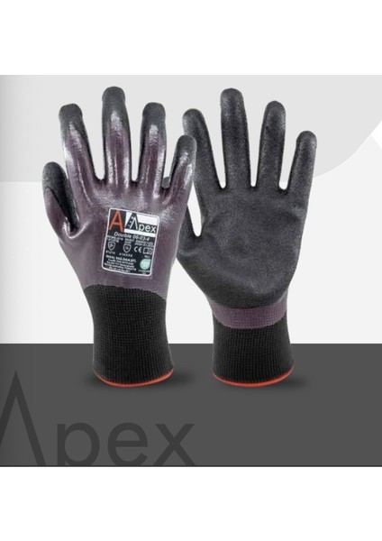 Double 06-03-4 Nitril Mekanikçi Eldiveni Beden Xl
