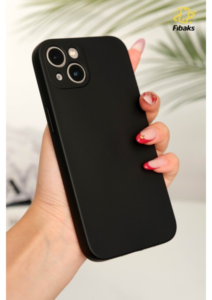 Apple iPhone 15 Kamera Korumalı Lansman Içi Kadife Yumuşak Liquid Silikon Kılıf