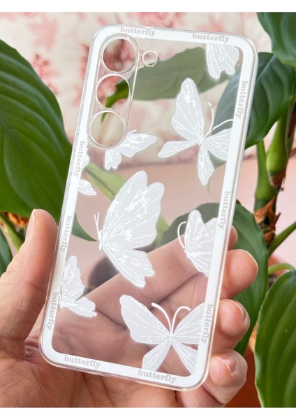 Samsung Galaxy A24 Uyumlu Kılıf Tasarımlı Desenli Kamera Korumalı Şeffaf Kelebek Esnek Yumuşak Silikon Kapak indirimleri