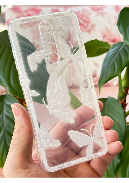 Xiaomi Redmi Note 8 Pro Uyumlu Kılıf Tasarımlı Desenli Kamera Korumalı Şeffaf Kelebek Esnek Yumuşak Kapak indirimleri