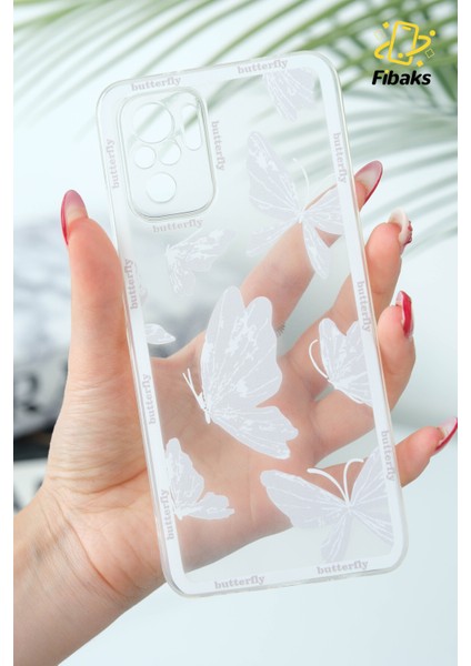 Xiaomi Redmi Note 10/10S Kılıf Tasarımlı Desenli Kamera Korumalı Şeffaf Kelebek Esnek Yumuşak Silikon Kapak indirimleri