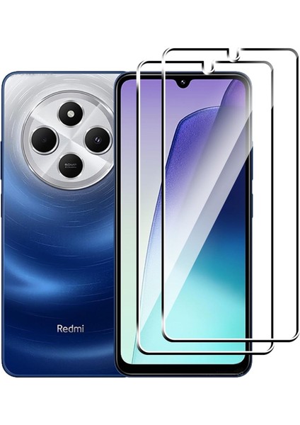 Xiaomi Redmi 14C 4g Uyumlu Tam Kapatan Tamperli Cam Ekran Koruyucu Kırılmaz Cam