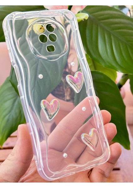 Xiaomi Redmi Note 9 Pro - 9s Kılıf 3D Kalpli Inci Tasarımlı Desenli Kamera Korumalı Silikon Kapak modelleri