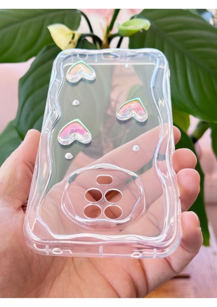 Xiaomi Redmi Note 9 Pro - 9s Kılıf 3D Kalpli Inci Tasarımlı Desenli Kamera Korumalı Silikon Kapak fırsatları