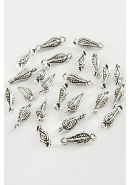 Allzey Noktalı Tesbih Püskül Ara Aparatı 50 Gram-Gümüş Rengi