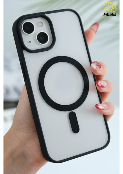 Apple iPhone 13 - 14 - 15 Kılıf Magsafe Wireless Şarj Özellikli Tam Koruma Renkli Sert Silikon Ege Kapak