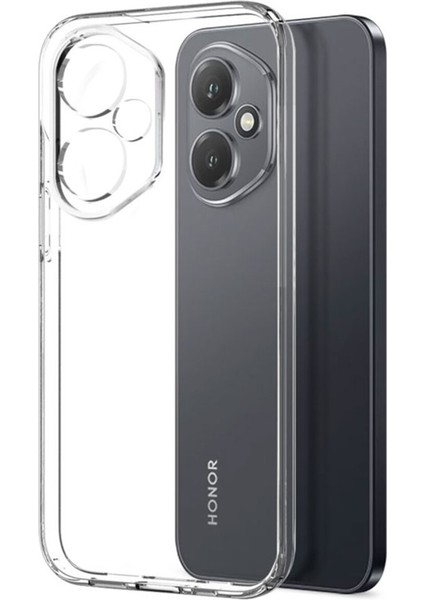 Honor 400 5g Kılıf Kamera Korumalı Renksiz Şeffaf Esnek Silikon Kapak