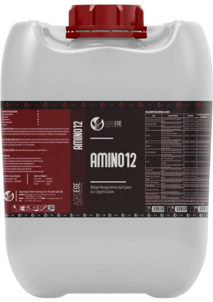 Bosteer Amino 12 - Sıvı Aminoasit ( 20 Litre )