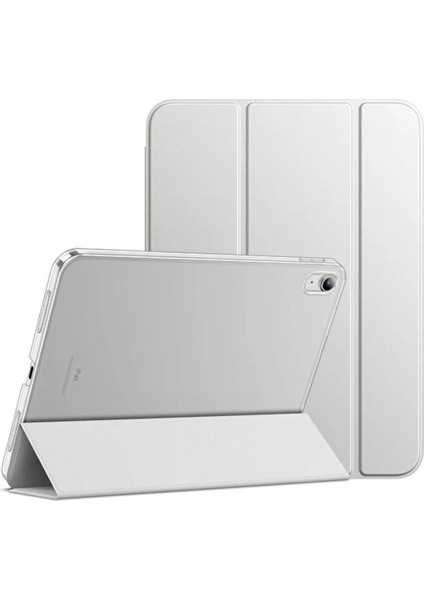 Apple iPad 11 A16 10. Nesil 10.9 Kılıf Pu Deri Ön Arka Tam Koruma Standlı Katlanabilir Uyku Modlu Smart Kapak