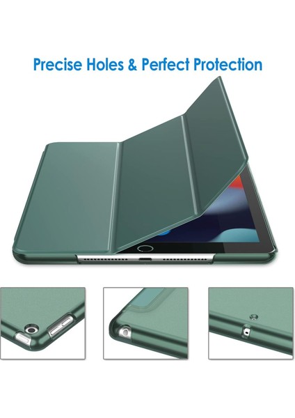 Apple Ipad 7. 8. 9. Nesil 10.2 Güçlü Manyetik Smart Kapak Devrilmez Standlı Uyku Modlu Tablet Kılıfı