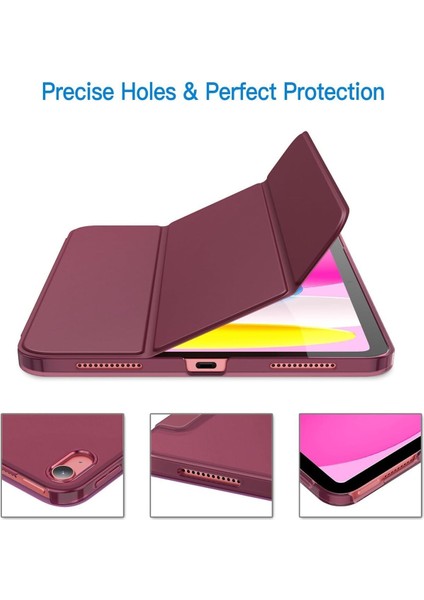 Apple Ipad 11 A16 2025 10. Nesil 10.9 Güçlü Manyetik Smart Kapak Devrilmez Stand Uyku Modlu Tablet Kılıfı modelleri