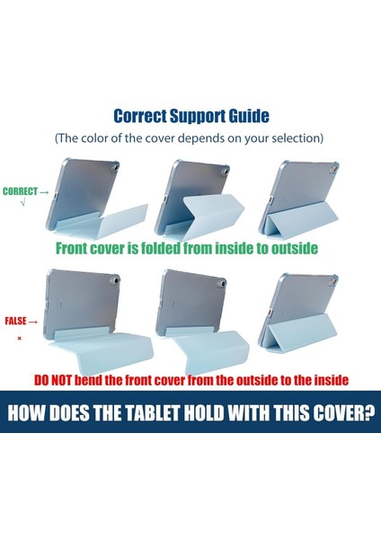 Apple Ipad 11 A16 2025 10. Nesil 10.9 Güçlü Manyetik Smart Kapak Devrilmez Stand Uyku Modlu Tablet Kılıfı