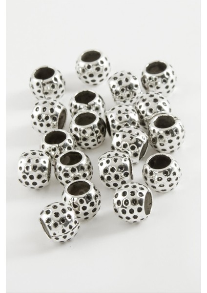 Allzey Noktalı Tesbih Ara Aparatı 50 Gram-Gümüş Rengi